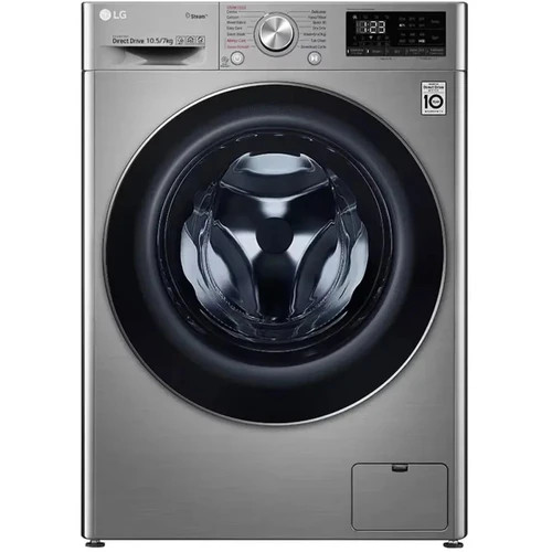 ماشین لباسشویی ال جی 9 کیلویی R5 سیلور و سفید F4R5VYG2P